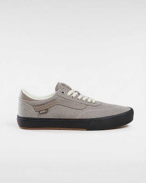 Grey Vans Gilbert Crockett Herringbone Men Skate Shoes | VN2157643