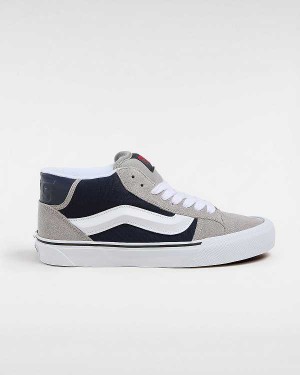 Grey Vans Knu Mid Women Sneakers | VN3570691