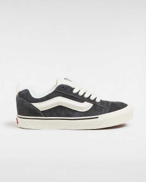 Grey Vans Knu Skool Men Sneakers | VN8714250