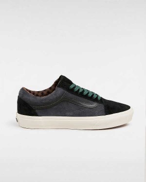 Grey Vans Old Skool Pig Suede Women Sneakers | VN1578249