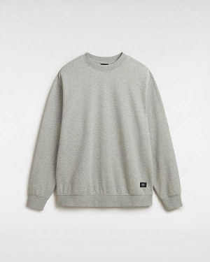 Grey Vans Original Standards Loose Crew Men Sweatshirt | VN3642019