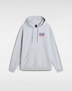 Grey Vans Palm Cheers Classic Men Hoodie | VN7498316