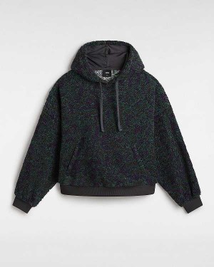 Multicolor Vans Collett Boucle Loose Women Hoodie | VN8924503