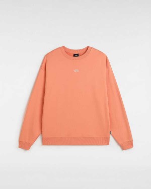 Orange Vans Flying V Women Sweatshirt | VN4518907