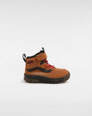 Orange Vans MTE Mini Crest (1-4 Years) Kids' Hiking Boots | VN6123079