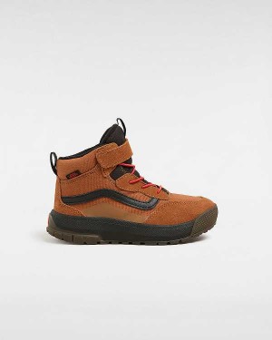 Orange Vans MTE Mini Crest (4-8 Years) Kids' Hiking Boots | VN9123546