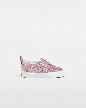 Pink Vans Classic (1-4 Years) Kids' Slip On Shoes | VN9875216