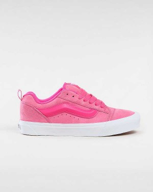 Pink Vans Knu Skool Men Skate Shoes | VN5263094