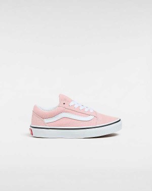 Pink Vans Old Skool (4-8 Years) Kids' Sneakers | VN4692751