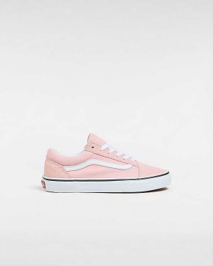 Pink Vans Old Skool (8-14 Years) Kids' Sneakers | VN6385291