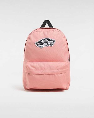 Pink Vans Old Skool Classic Unisex Backpacks | VN4392715