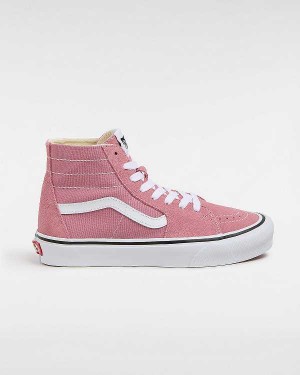 Pink Vans Sk8-Hi Tapered Women Sneakers | VN6821973