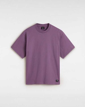 Purple Vans Original Standards Men T Shirts | VN9234815