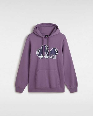 Purple Vans Scuttle Men Hoodie | VN6387524