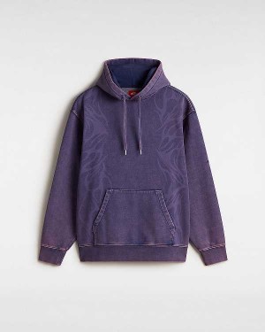 Purple Vans Skate Tribal Men Hoodie | VN3061258