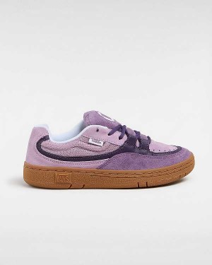 Purple Vans Speed LS Men Skate Shoes | VN6358912