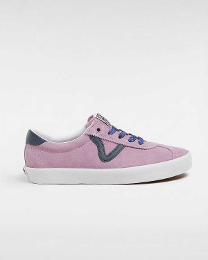 Purple Vans Sport Low Men Sneakers | VN8049356