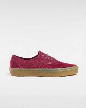 Red Vans Authentic Men Sneakers | VN0419658