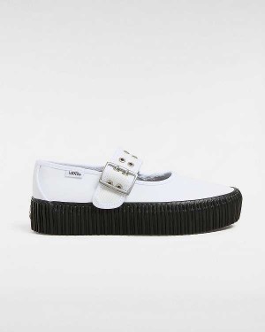 White Vans Creeper Women Mary Janes | VN7491265