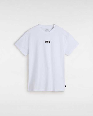 White Vans Flying V Oversized Women T Shirts | VN3076519