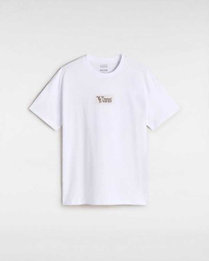 White Vans Garden Women T Shirts | VN6289015