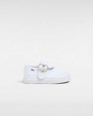 White Vans Glitter (1-4 Years) Kids' Mary Janes | VN9726350