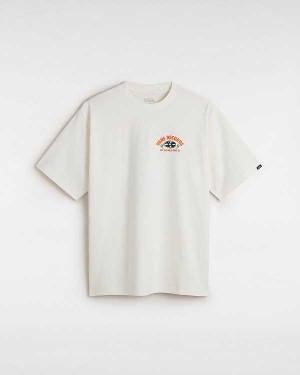 White Vans Keep the Rhythm Loose Men T Shirts | VN1348506