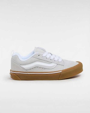 White Vans Knu Skool Women Sneakers | VN9856274