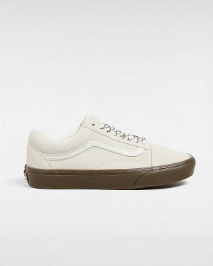 White Vans Old Skool Hairy Suede Women Sneakers | VN7849652