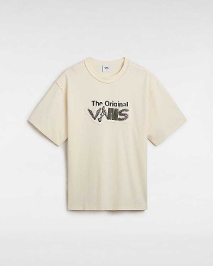 White Vans Premium Clash Short Sleeve Men T Shirts | VN1792834