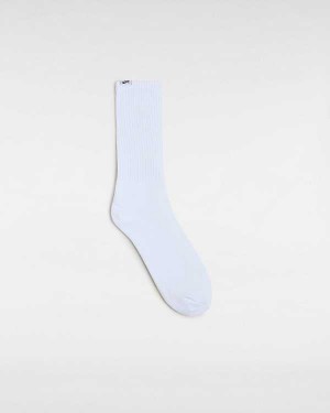 White Vans Premium Crew (1 Pair) Unisex Socks | VN8142670