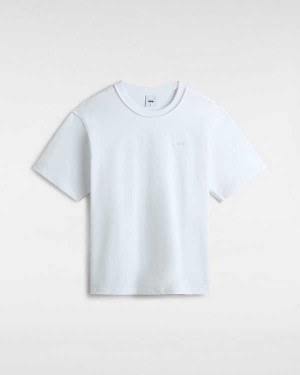 White Vans Premium Logo Men T Shirts | VN5314207