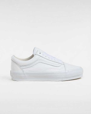 White Vans Premium Old Skool 36 Men Skate Shoes | VN6185374