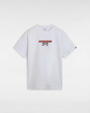 White Vans Sakomo Men T Shirts | VN8475139