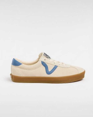 White Vans Sport Low Gum Pop Women Sneakers | VN0723481