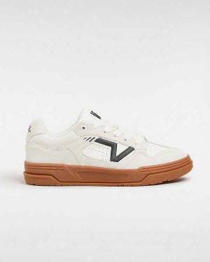 White Vans Upland Suede Men Sneakers | VN1845206