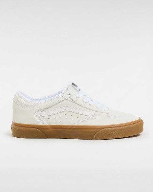 White / Beige Vans Rowley Classic Men Sneakers | VN4716092