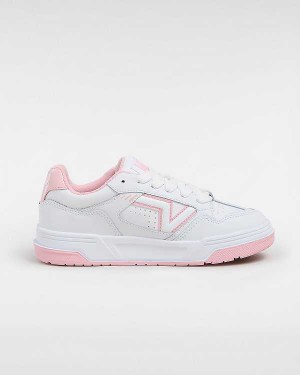 White / Pink Vans Upland Men Sneakers | VN5639410