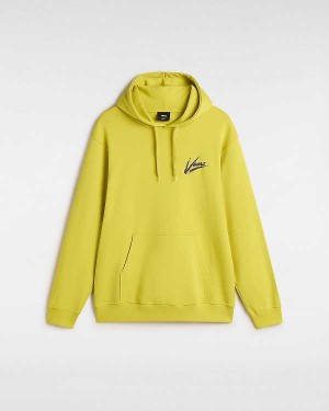 Yellow Vans Dettori Loose Men Hoodie | VN2198670