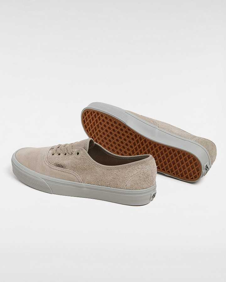 Beige Vans Authentic Suede Mix Women Sneakers | VN3726542