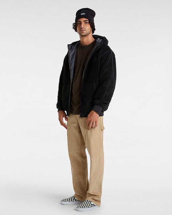 Beige Vans Drill Chore Carpenter Relaxed Men Pants | VN6312045