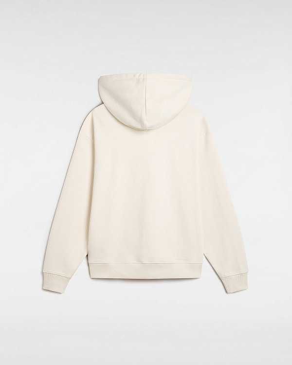 Beige Vans Flying V Women Hoodie | VN4260853