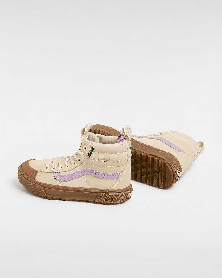 Beige Vans MTE Sk8-Hi Men Waterproof Shoes | VN5783496