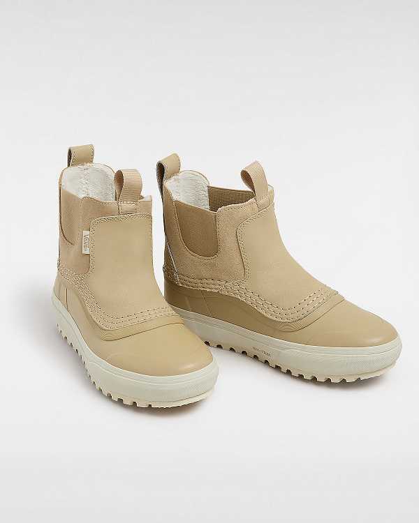 Beige Vans MTE Standard Mid Chelsea Women Snow Boots | VN4307859