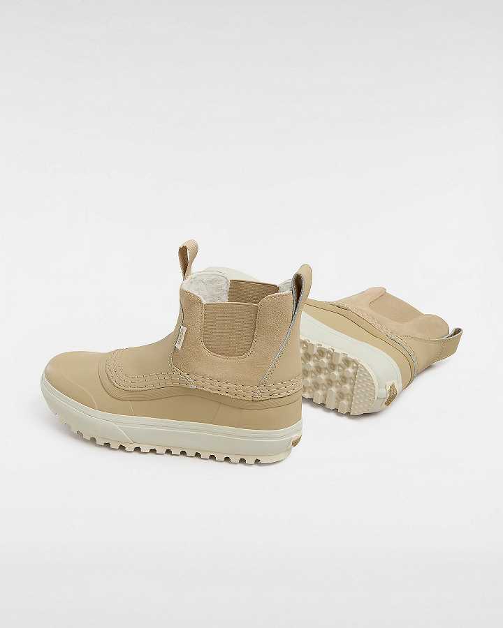 Beige Vans MTE Standard Mid Chelsea Women Snow Boots | VN4307859