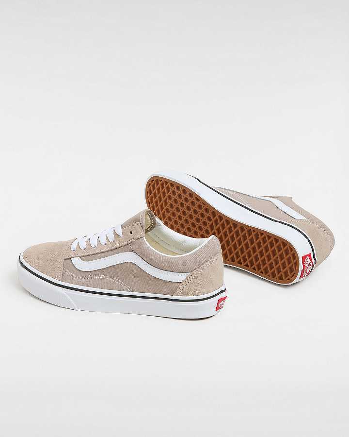 Beige Vans Old Skool Women Sneakers | VN7540963