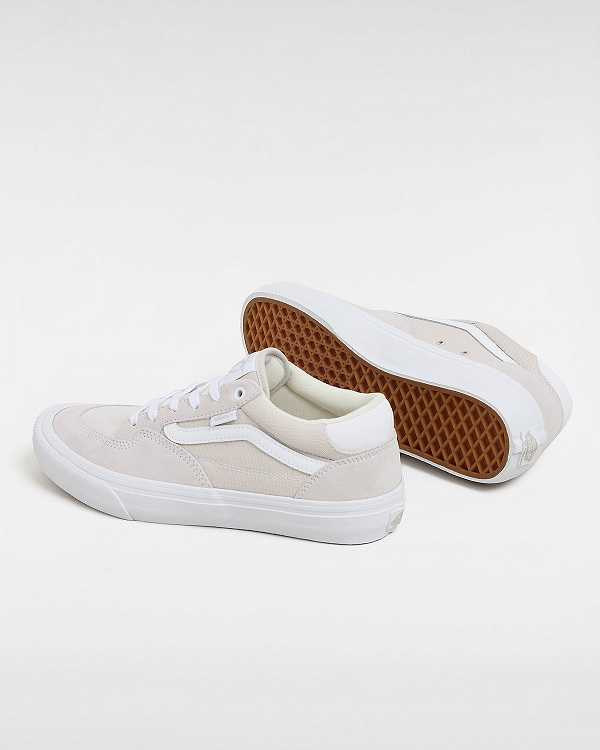 Beige Vans Rowan Men Skate Shoes | VN9715843