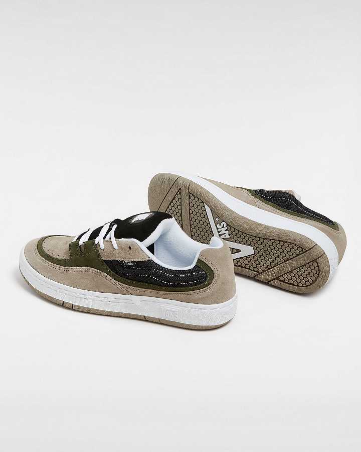 Beige Vans Speed LS Men Skate Shoes | VN7054196