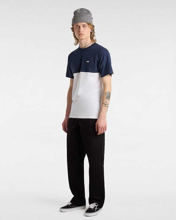 Black Vans Authentic Chino Relaxed Men Pants | VN0519643