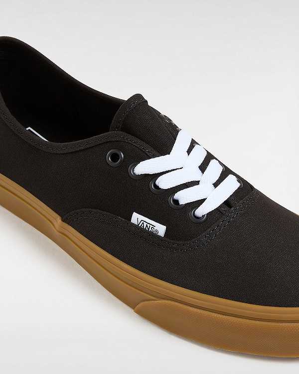 Black Vans Authentic Men Sneakers | VN6175843